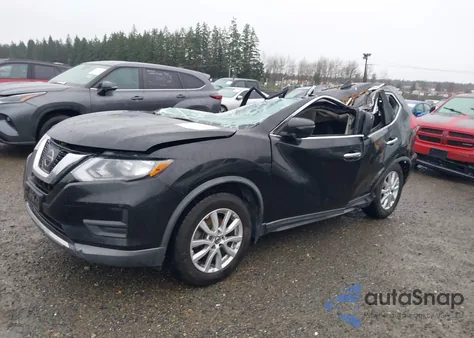 2017 Nissan Rogue Sv from USA, damaged, VIN KNMAT2MT7HP618107